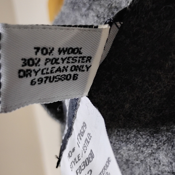 NWT Vintage Sag Harbor Wool Blend Midi Skirt Size 12 Woolmark - Picture 7 of 10